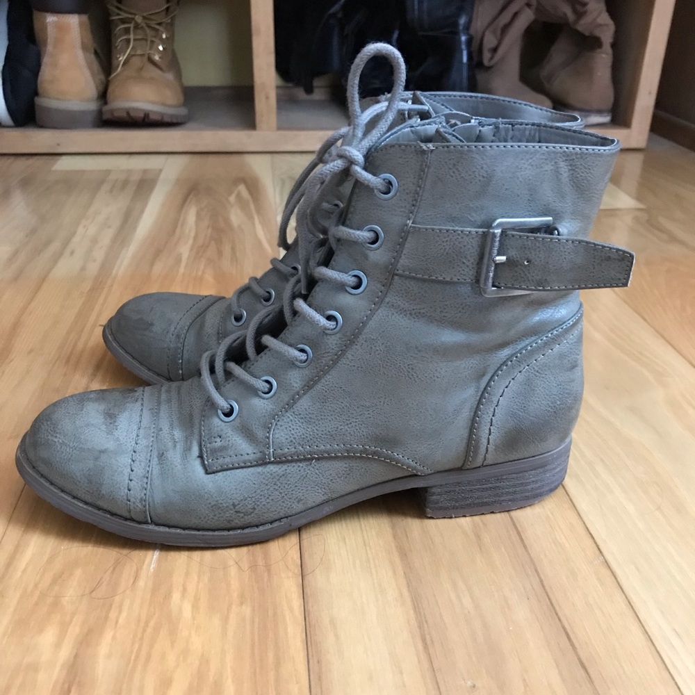 G by Guess Combat Boots